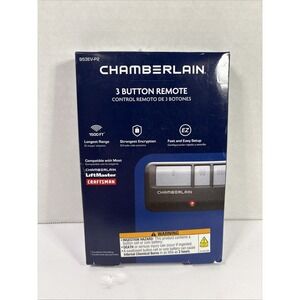 Chamberlain 953EV-P2 Garage Door Opener Remote 3 Button Universal Replacement